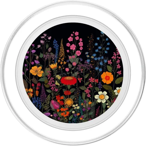 Vista 2 de Lindas flores silvestres coloridas para amantes de las flores, PopSockets MagSafe PopGrip para iPhone