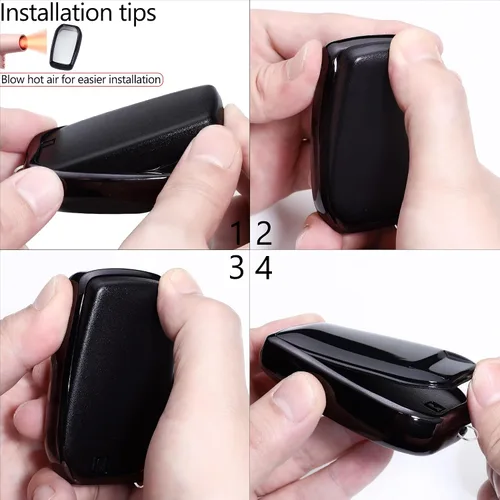 Vista 5 de Funda protectora para llave de coche para Toyota Rav4 Highlander 4Runner Tacoma Tundra Corolla Camry