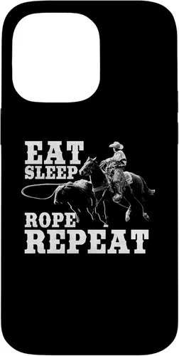 Vista 21 de Team Roping Funny Rodeo Cowboy Cowgirl Horse Riding Roper Case for iPhone 17