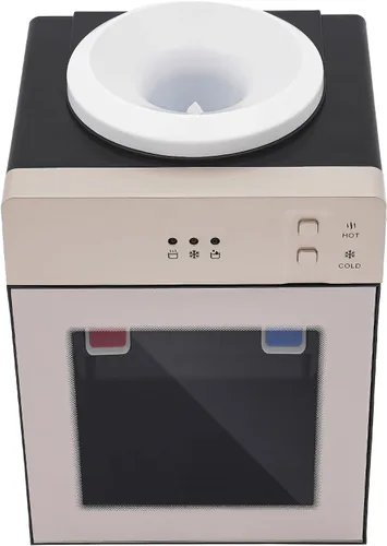 Vista 7 de Enfriador de agua de 5 galones de carga superior para encimera, dispensador de enfriador de agua caliente y fría, dispensador de enfriadores