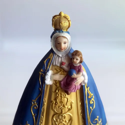 Vista 6 de Estatua de Nuestra Señora de Regla, resina finamente detallada, figura de 12 pulgadas de alto #VM-77384