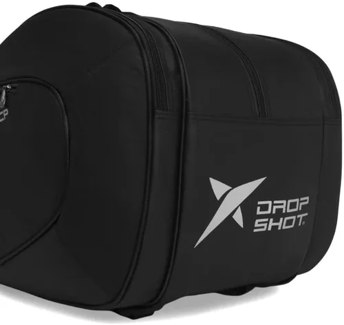 Vista 4 de Drop Shot LCP 23 - Bolsa unisex para raquetas de pádel – Capacidad para hasta 2 raquetas de pádel – Tenis negro versátil – Unisex – Alternativa
