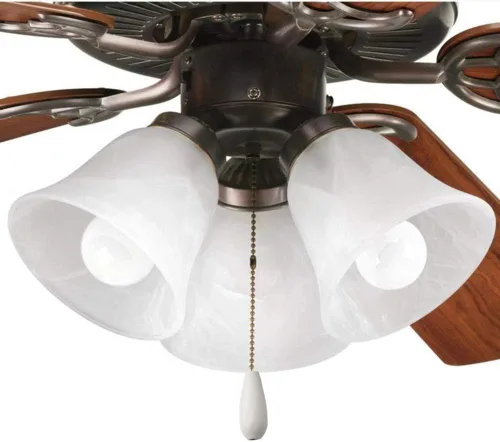 Vista 4 de Tiradores de cadena de ventilador de techo, extensión de cadena de madera blanca para cadena de ventilador de luz de techo, paquete de 4