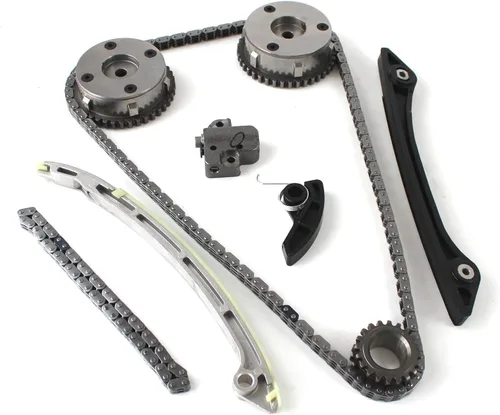 Vista 3 de Kit de cadena de distribución + 2 piezas VVT CJ5E6C525AD CJ5E6C524AD + cadena de bomba de aceite para 2011 + Range Rover Evoque, para Freelander