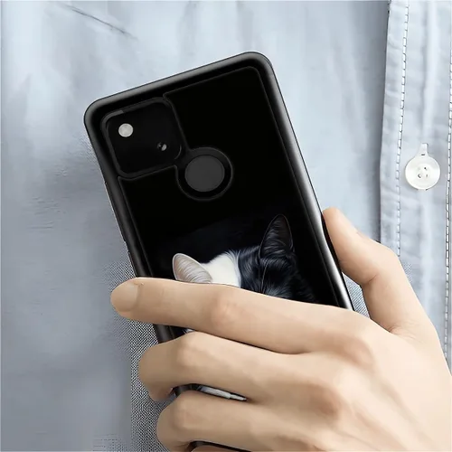 Vista 7 de CARLOCA Funda compatible con Google Pixel 4A 5G, diseño gráfico de moda, a prueba de golpes, antiarañazos, protección contra caídas, para Google