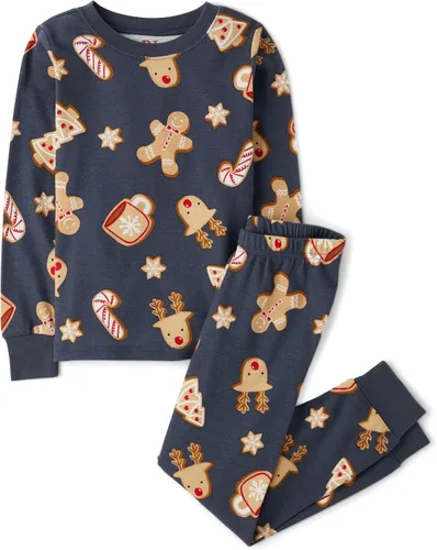 Vista 66 de The Children's Place Pijama de Navidad unisex para bebé, algodón