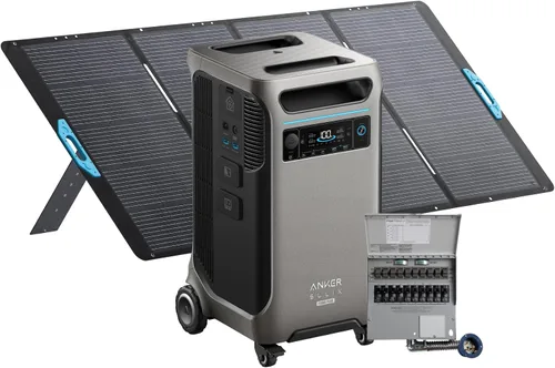Vista 16 de Anker SOLIX F3800 Power Station con doble concentrador de alimentación y 2