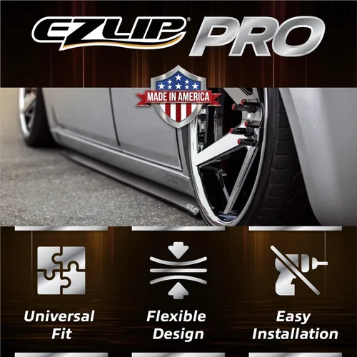 Vista 2 de EZ Lip - Faldas laterales PRO Kit universal de efectos de suelo con panel basculante y protector de 2 pulgadas