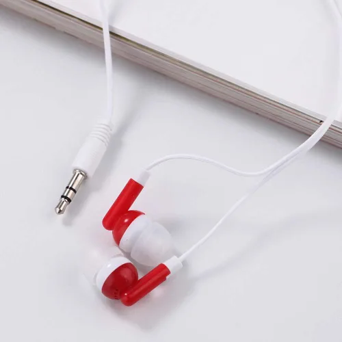Vista 4 de CN-Outlet Auriculares al por mayor para niños a granel 100 unidades multicolor empaquetados individualmente auriculares desechables perfectos