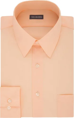 Vista 3 de Van Heusen - Camisa de popelina para hombre, color sólido, ajustado