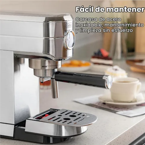 Vista 7 de Gevi Espresso Expresso Machine 20 bar con espumador automático de leche, cafetera de café espresso profesional con varita de vapor, máquina compacta