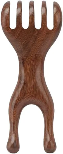 Vista 8 de OULIGET Herramientas de masaje abdominal de terapia de madera, masajeador de drenaje linfático, herramientas de raspado para esculpir el cuerpo