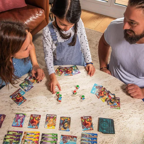 Vista 5 de HABA King of the Dice - Un juego de mesa de dados de habilidad y suerte complicado, perfecto para juegos familiares y juegos para niños a partir