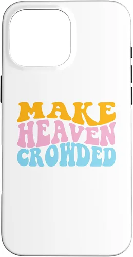 Vista 19 de Make Heaven Crowded Evangelical Christian Case for iPhone 17