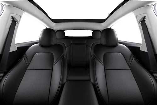 Vista 28 de Funda INCH EMPIRE para asiento de coche, ajuste personalizado para Tesla Model 3, protector de cojín de asiento de cuero sintético para 2017 2018
