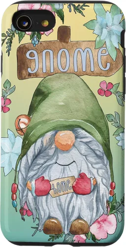 Vista 18 de Funny Gnome Home Graphic for Women and Garden Mom Spring Case for iPhone 17