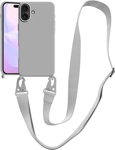 Vista 79 de Funda compatible con iPhone 8 Plus, iPhone 7 Plus/6 Plus/6S Plus con cordón, funda cruzada para iPhone con correa ajustable de silicona para iPhone