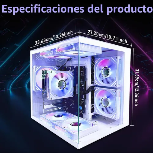 Vista 6 de suevery Computadoras de escritorio preconstruidas AMD Ryzen5 4Cores hasta