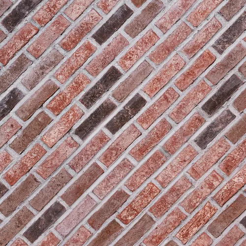Vista 6 de Ackland Azulejo de mosaico de ladrillo de arcilla Terabrik Rustic Red Rouge Rojo (Noble Red)