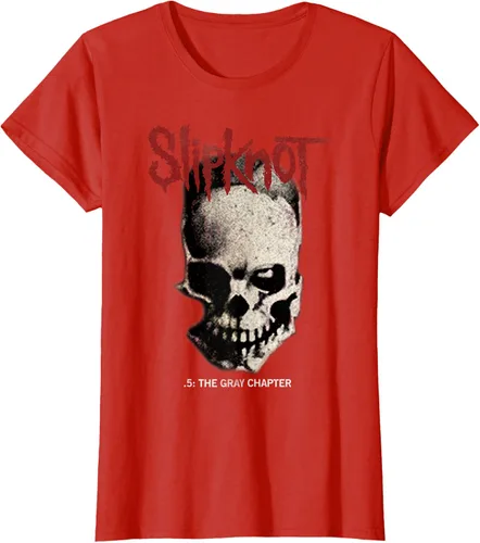 Vista 90 de Slipknot Tribal Calavera playera, niños 12, Rojo