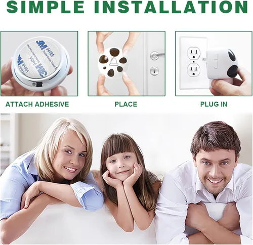 Vista 7 de HTZSAFE Timbre inalámbrico, lo suficientemente fuerte, 5 niveles de volumen, 35 campanillas, cobertura de rango de 1300 pies, flash LED, receptor