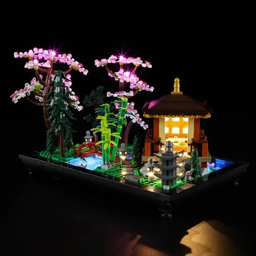 Vista 2 de LIGHTAILING Kit de iluminación LED para Lego- 10315 modelo de bloques de construcción de jardín tranquilo - Juego de luces LED compatible