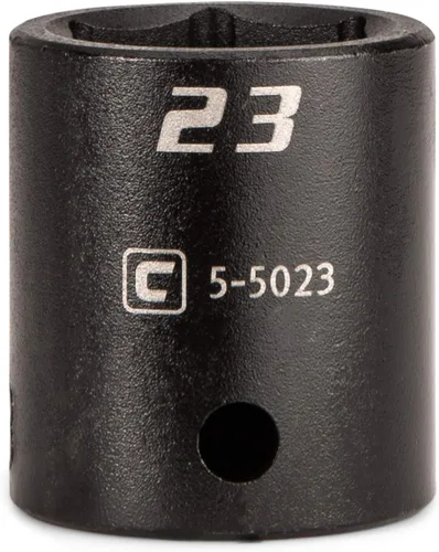 Vista 11 de Capri Tools CP55010 - Toma de impacto poco profunda de 0.394 in, accionamiento de 1/2 pulgada, 6 puntos, métrico