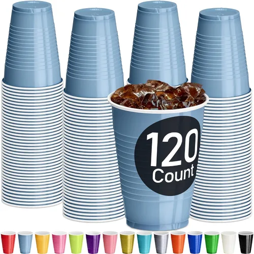 Vista 10 de DecorRack - Vasos desechables y reutilizables de 12 onzas para fiestas de cumpleaños, despedidas de soltera, campamentos, eventos en interiores y al