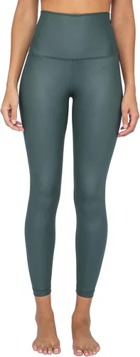 Vista 2 de 90 Degree By Reflex Leggings estampados de cintura alta a prueba de sentadillas hasta el tobillo