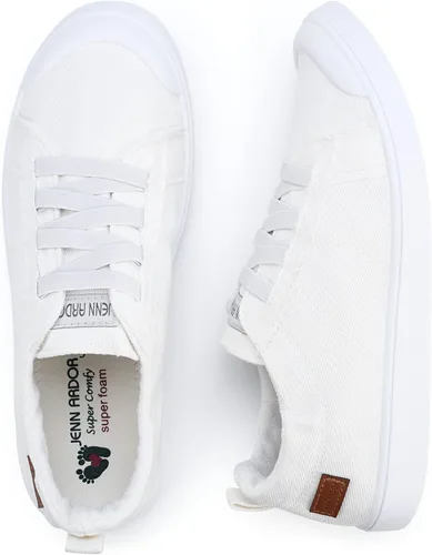 Vista 4 de JENN ARDOR - Tenis cómodos para mujer, elegantes, ligeros, adorables, planos, para caminar