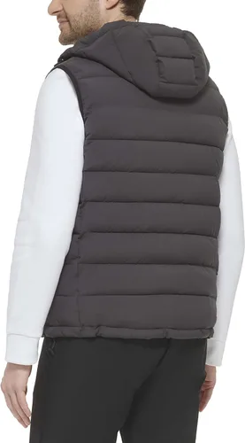 Vista 4 de Calvin Klein Mens Lightweight Hooded Puffer Vest