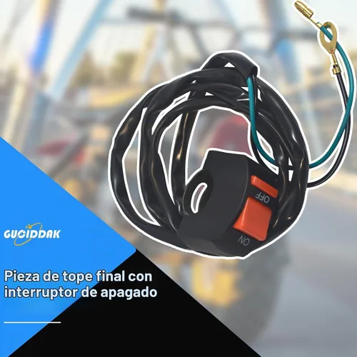 Vista 2 de Interruptor de muerte con parada final para Coleman CT200U Trail200 Trail Mini Bike 196cc Piezas de Go Kart Interruptor de parada
