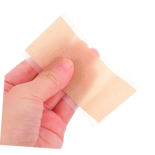Vista 4 de OUNONA 12 hojas de gel para tratamiento de cicatrices, cinta adhesiva reutilizable, tiras invisibles para quemaduras y lesiones en el cuerpo, cara