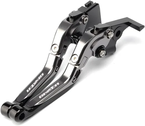 Vista 5 de KAnduo M - Palancas de embrague de freno plegables ajustables y extensibles para motocicleta Suzuki GIXXER 250 SF 250SF 150 125 2020-2023 Y