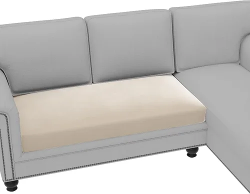 Vista 61 de H.VERSAILTEX Fundas de cojín de vellón para sofá, fundas elásticas para sillas de sala de estar, fundas de sofá modular, tela cómoda y duradera