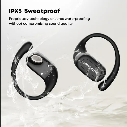 Vista 7 de Auriculares Bluetooth de conducción de aire, IPX5 impermeables de conducción de aire, audífonos sobre la oreja con micrófono, auriculares sobre