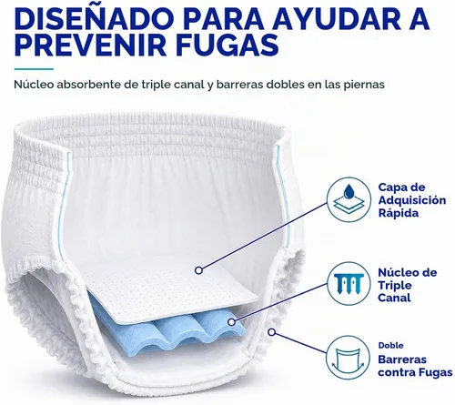 Vista 5 de McKesson Pantalones de entrenamiento juveniles, S/M 38, diseño infantil, 65 libras, 17