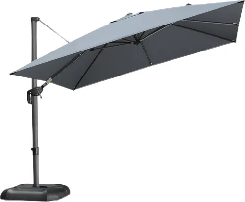 Vista 407 de PURPLE LEAF Paraguas al aire libre con base 8' x 8' protección solar verde Manzana Verde (Apple Green)