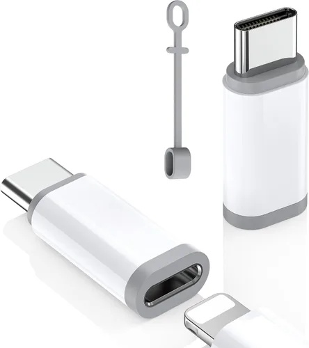 Vista 9 de Paquete de 4 adaptadores Lightning a USB C para iPhone 15/16 Pro Max/Plus, Samsung S24, iPad Air, carga rápida y transferencia de datos, cable