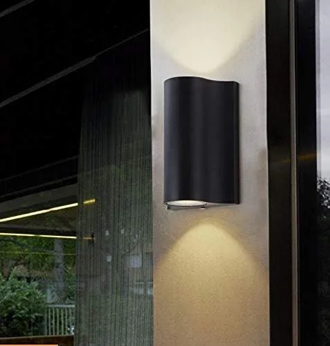 Vista 7 de Apliques de pared LED de 14 W para exteriores e interiores, impermeable, iluminación arriba/abajo, puerta de puerta, escalera, montaje