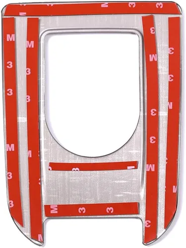 Vista 6 de YIWANG Cubierta de placa de cambio de engranajes de plástico ABS para Land Rover Discovery Sport 2015-2018 Accesorios de coche (negro cepillado)