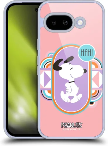 Vista 307 de Head Case Designs Snoopy Deco Dreams - Funda de gel con licencia oficial de Peanuts Blue Pattern [protección de grado militar] compatible con Google
