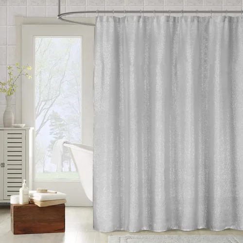 Vista 2 de Kensie Metallico, 70 x 72 in, Blanco