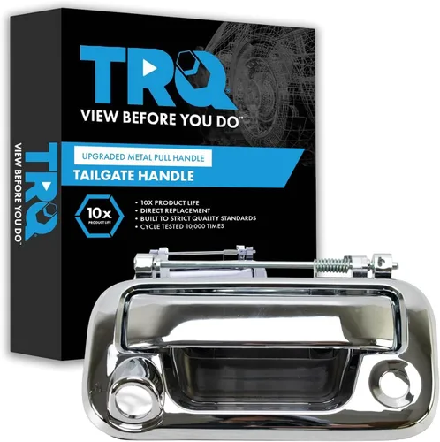 Vista 55 de TRQ Manija de compuerta trasera reforzada de metal cromado compatible con Dodge Ram 1500 2009-2010 2010 2500 3500 2011-2012