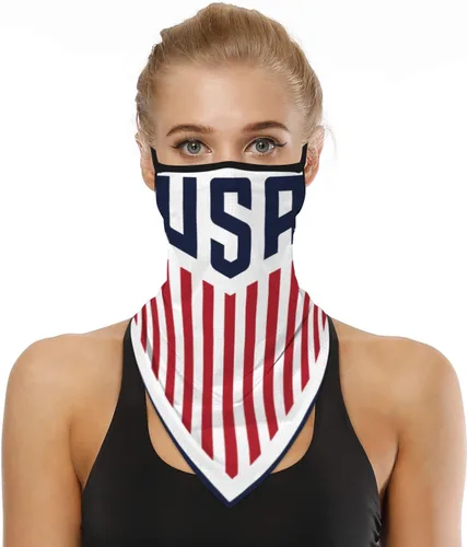 Vista 30 de YAYOUREL Polaina para el cuello, bandanas para hombres y mujeres, cubierta de bufanda para la cara con rayos UV, con agujero para las orejas