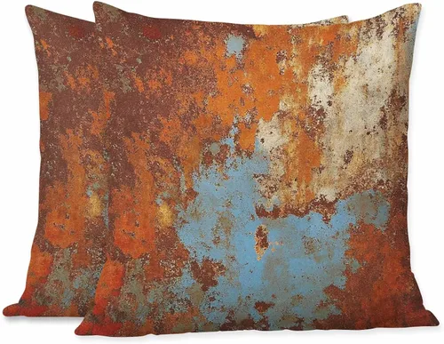 Vista 9 de Fundas de almohada, patrón étnico azul, fundas de almohada para dormitorio, sala de estar, paquete de 2