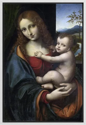 Vista 118 de wall26 Lienzo impreso para pared, diseño de Salomé y San Juan Bautista, por Solario, Historia del Renacimiento, ilustraciones de bellas artes, arte