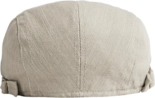 Vista 6 de DIYDECAL Gorras planas de algodón para hombre, boina de conducción taxista para mujer
