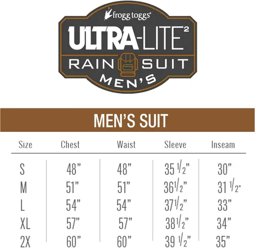Vista 7 de FROGG TOGGS mens Ultra-lite2 Waterproof Breathable Protective Rain Suit