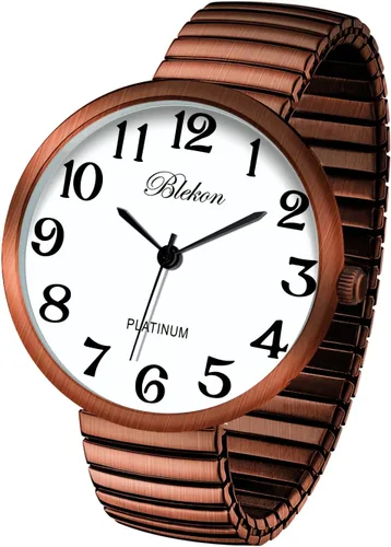 Vista 20 de Collections Nuevo Reloj de Moda con Correa Elástica de Tamaño Super Grande, Movimiento Japonés PC21J Aguamarina